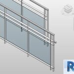 Revit railings commercial glass panels