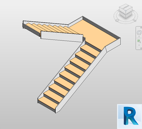 Revit staircase closed 2