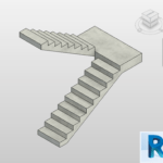 Revit concrete stair