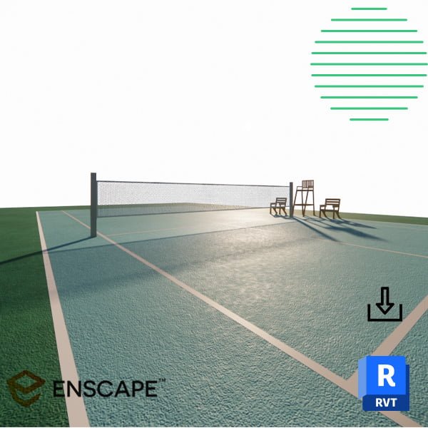 Tennis court Revit