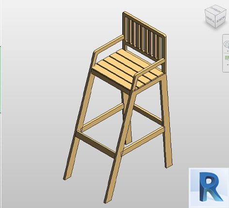 Tennis referee Revit chair