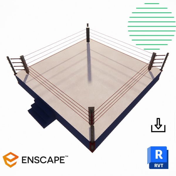 Revit boxing ring Parametric model