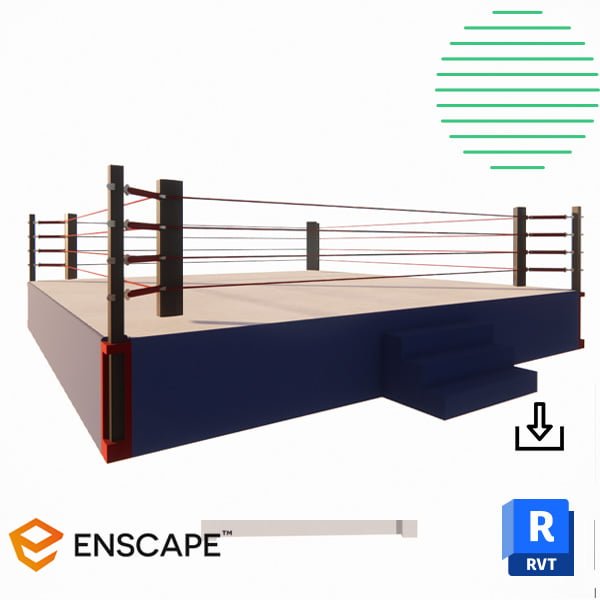 Revit boxing ring Parametric model