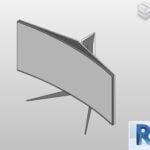 Revit gaming monitor Bim model