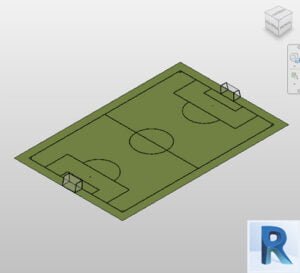 Revit soccer field Parametric model