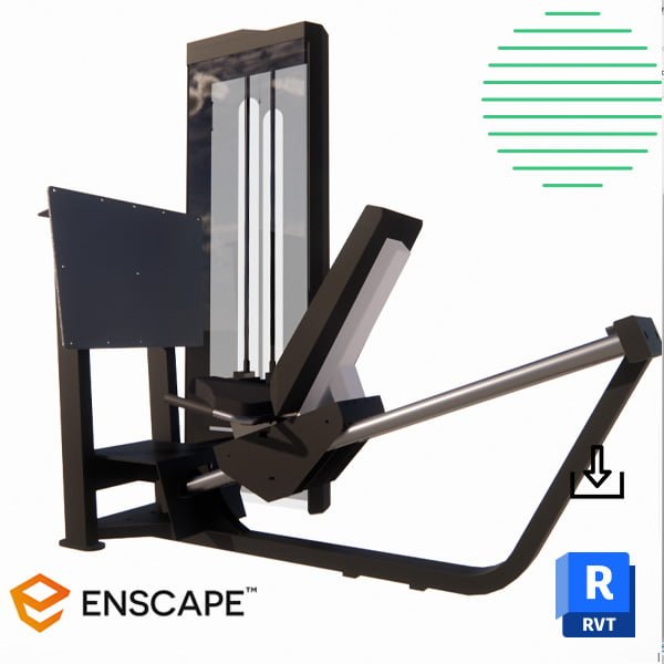 Leg press revit machine