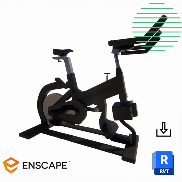 Indoor cycling bike Revit