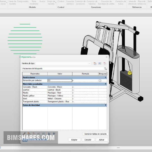 Chess press machine Revit parametric model