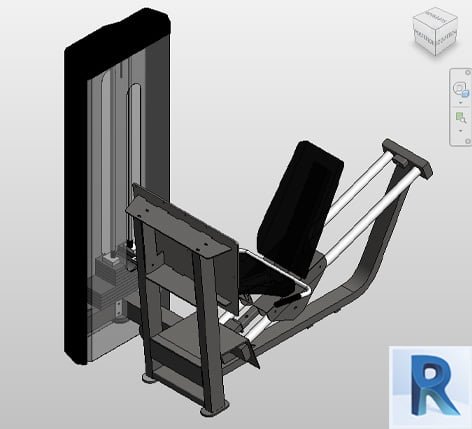 Leg press revit machine