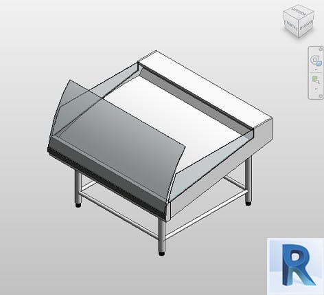 Meat showcase Revit