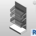 Supermarket shelf Revit