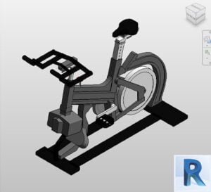 Indoor cycling bike Revit