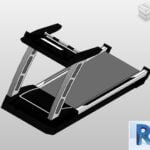 Treadmill Revit parametric model