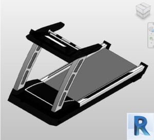 Treadmill Revit parametric model