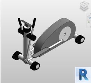 Elliptical machine Revit Parametric model