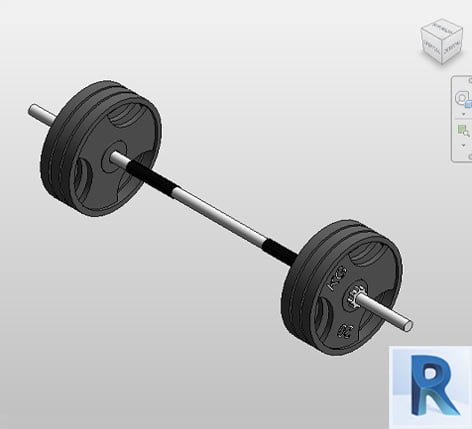 Barbell weight Revit