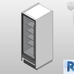 Supermarket fridge Revit