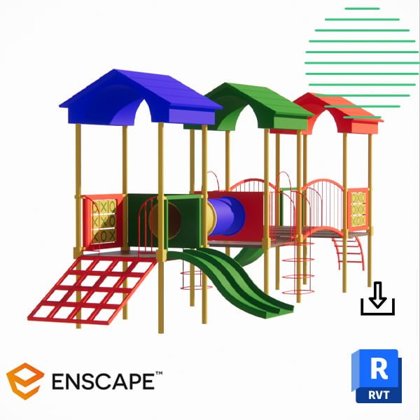 Kindergarten playground Revit