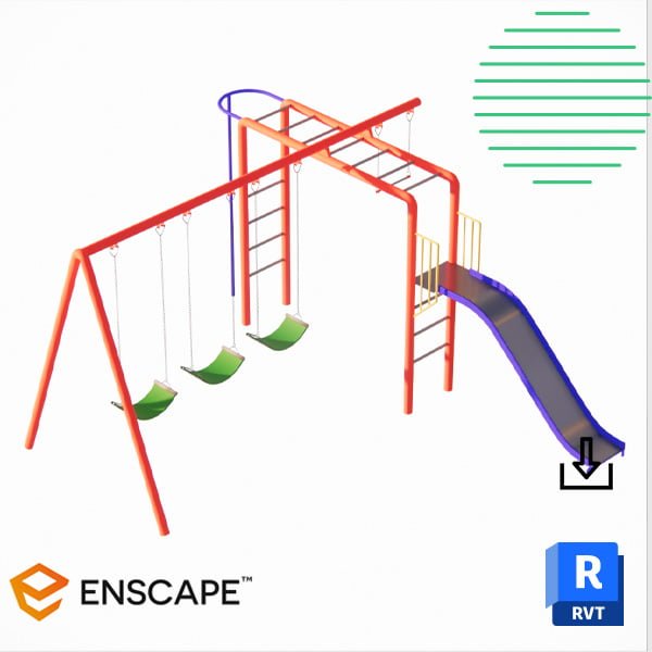 Outdoor playground Revit