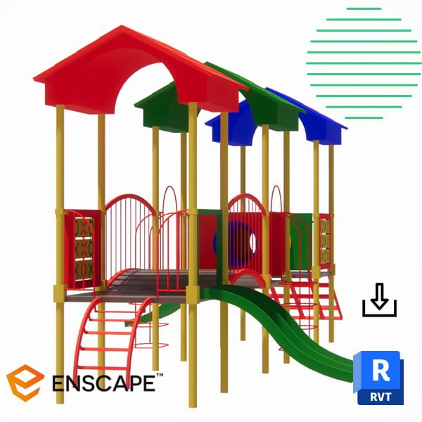 Kindergarten playground Revit