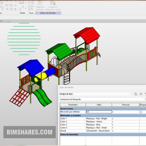 Kindergarten playground Revit