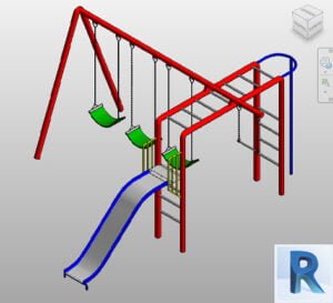 Outdoor playground Revit