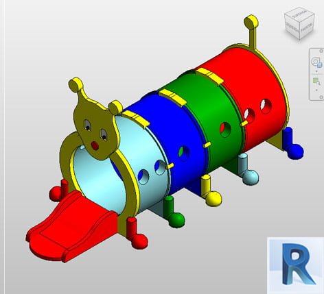 Tunnel for kids Revit