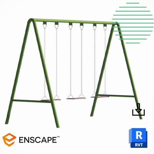 Playground swing Revit