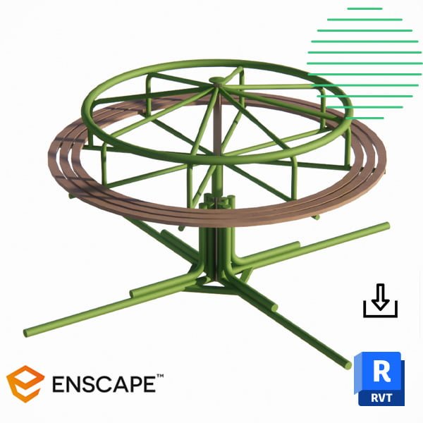 Playground roundabout Revit