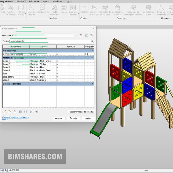 children's playground Revit