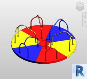 Whirl roundabout Revit