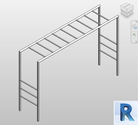 Straight climber Revit