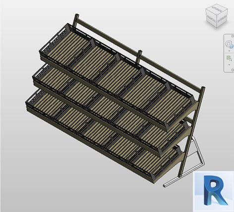 Market stall Revit