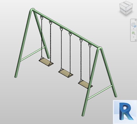 Playground swing Revit