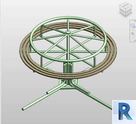 Playground roundabout Revit