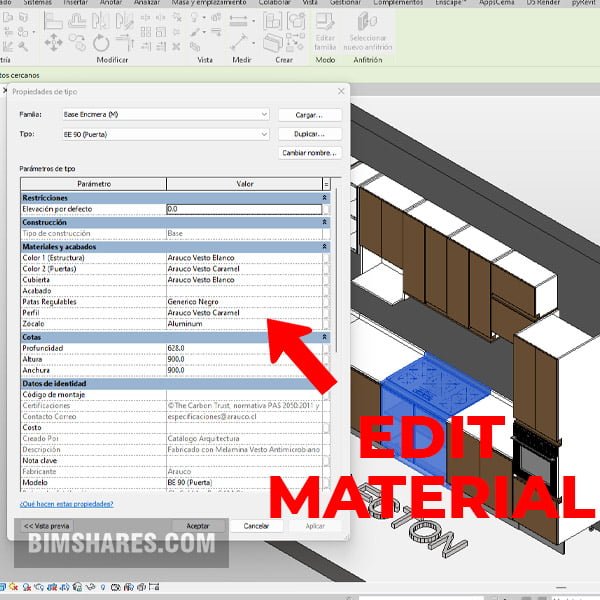 revit kitchen cupboards