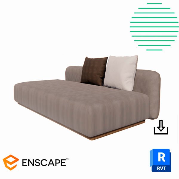 Revit modular couch | Bimshares