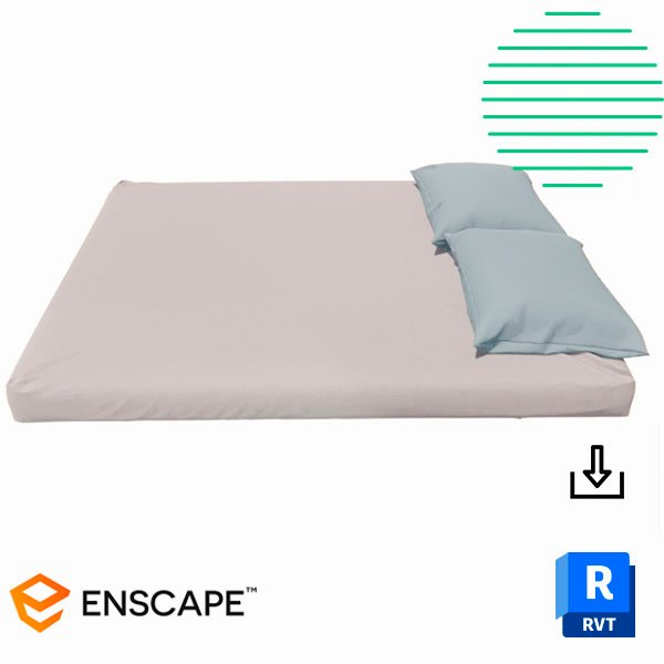 Revit mattress with protective cover