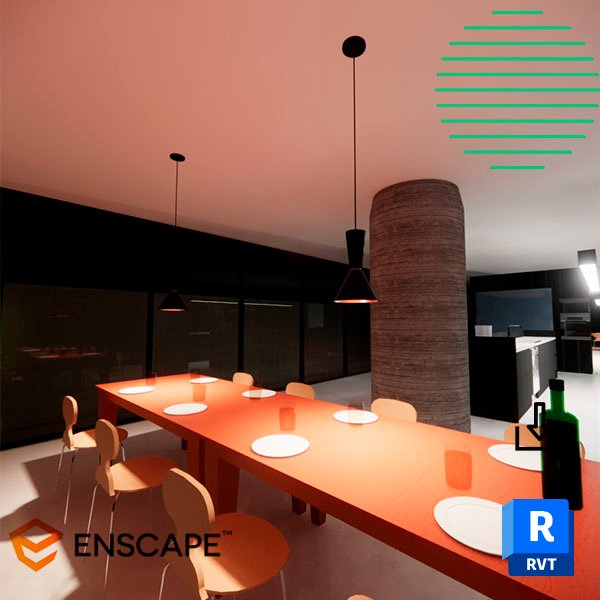 Revit hanging pendant lamp