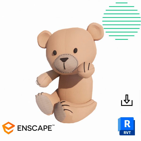 Revit teddy bear for children