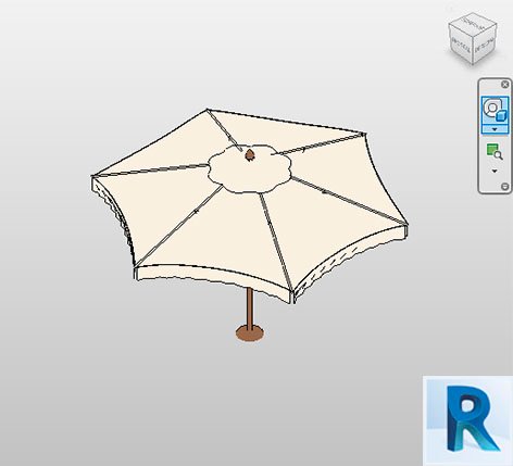 Revit umbrella beach