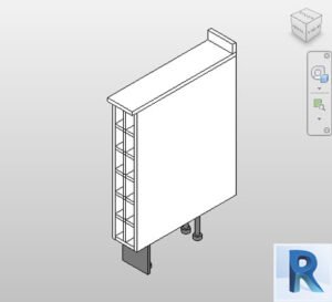 Revit Bottle rack base without door