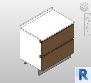 Revit Double Drawer Base