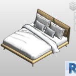 Revit upholstered bed