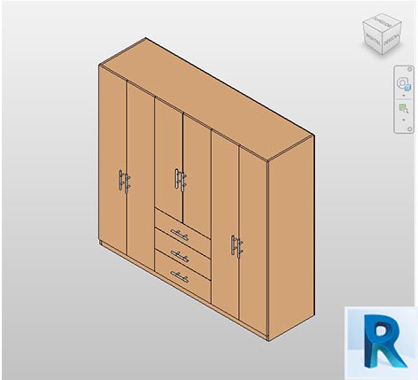 Revit wardrobe