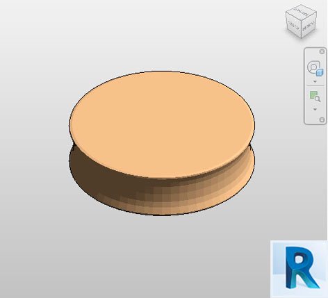 Revit circular table coffee