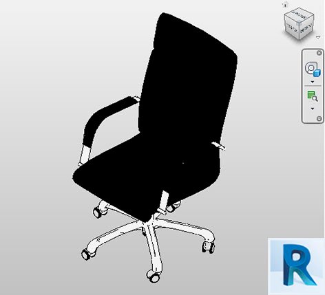 Revit boardroom chair