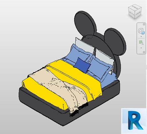 Revit mouse bed