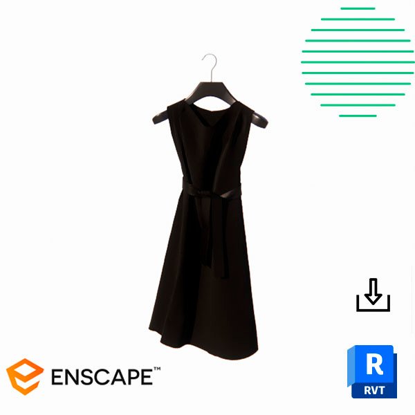 Revit dress with belt