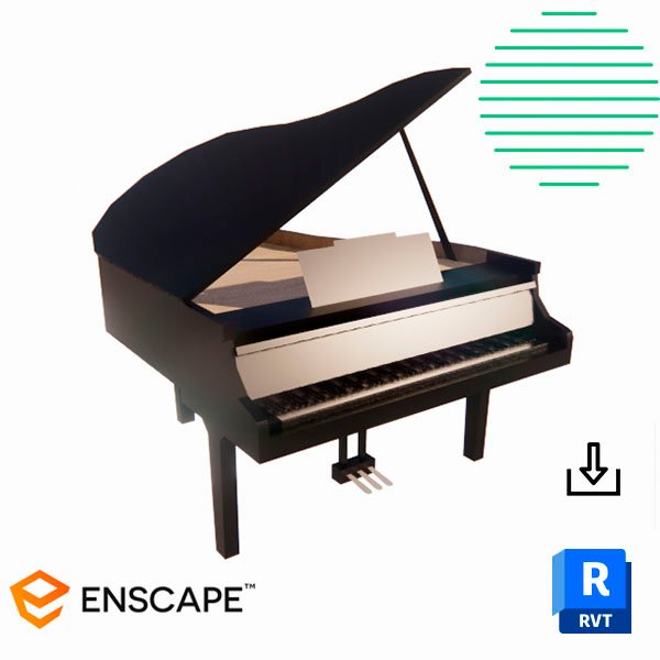 Revit grand piano